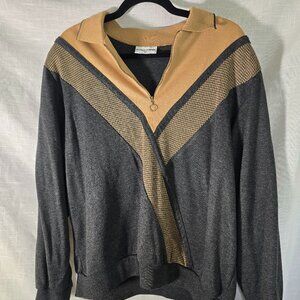Alfred Dunner women's pull over Chevron sweater